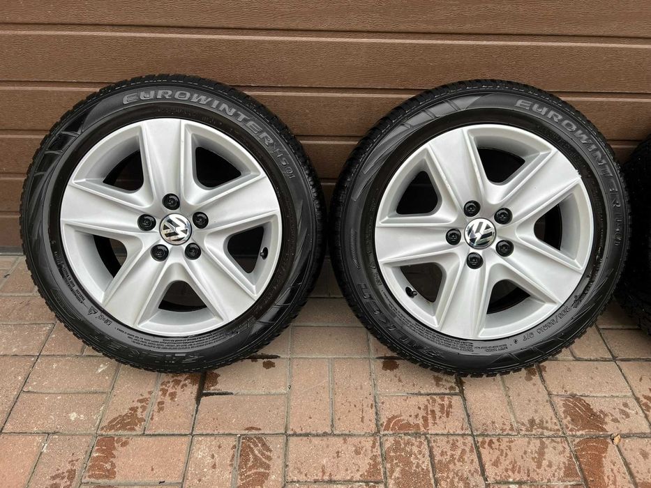 Koła zimowe 5x112 FALKEN 205/55 R16 VW Golf Opony Felgi