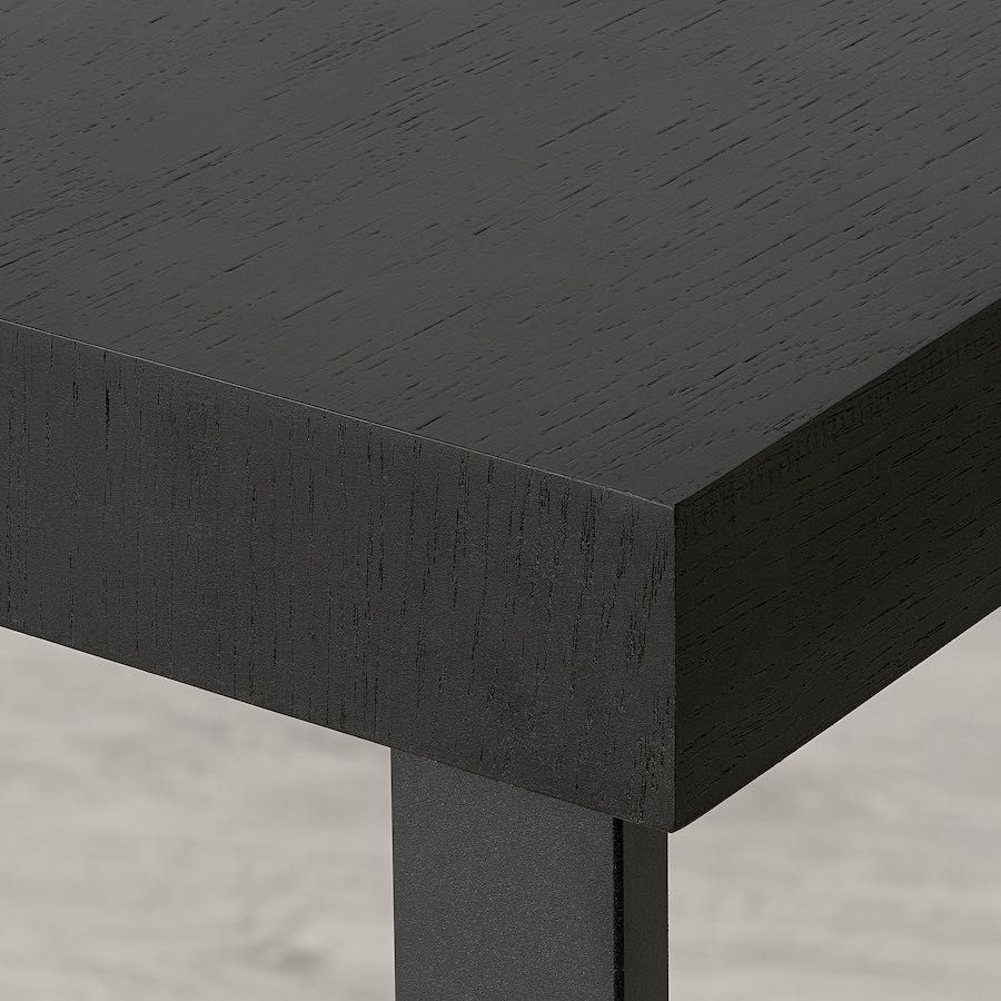Ikea TARSELE
Stół rozkładany, czarny fornir/czarny, 150/200x80 cm