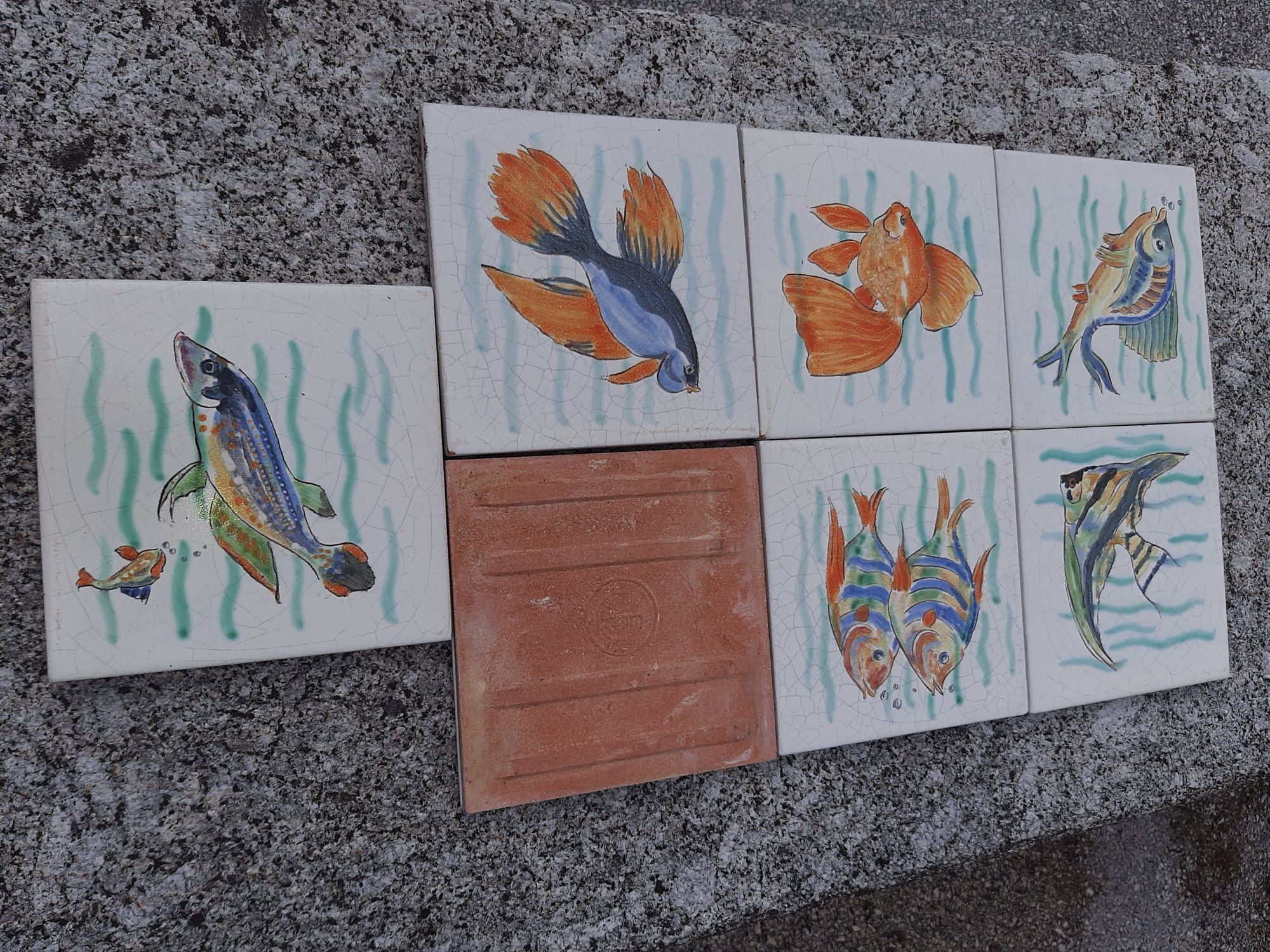 Lindíssimos Azulejos Vintage Pintura Manual