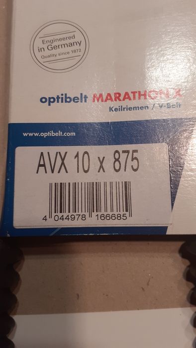 Pasek klinowy zębaty AVX 10x875