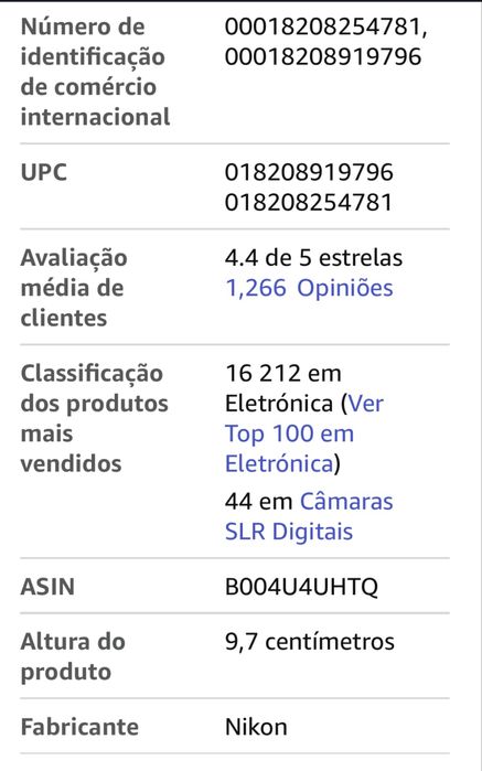 Câmara digital D5100