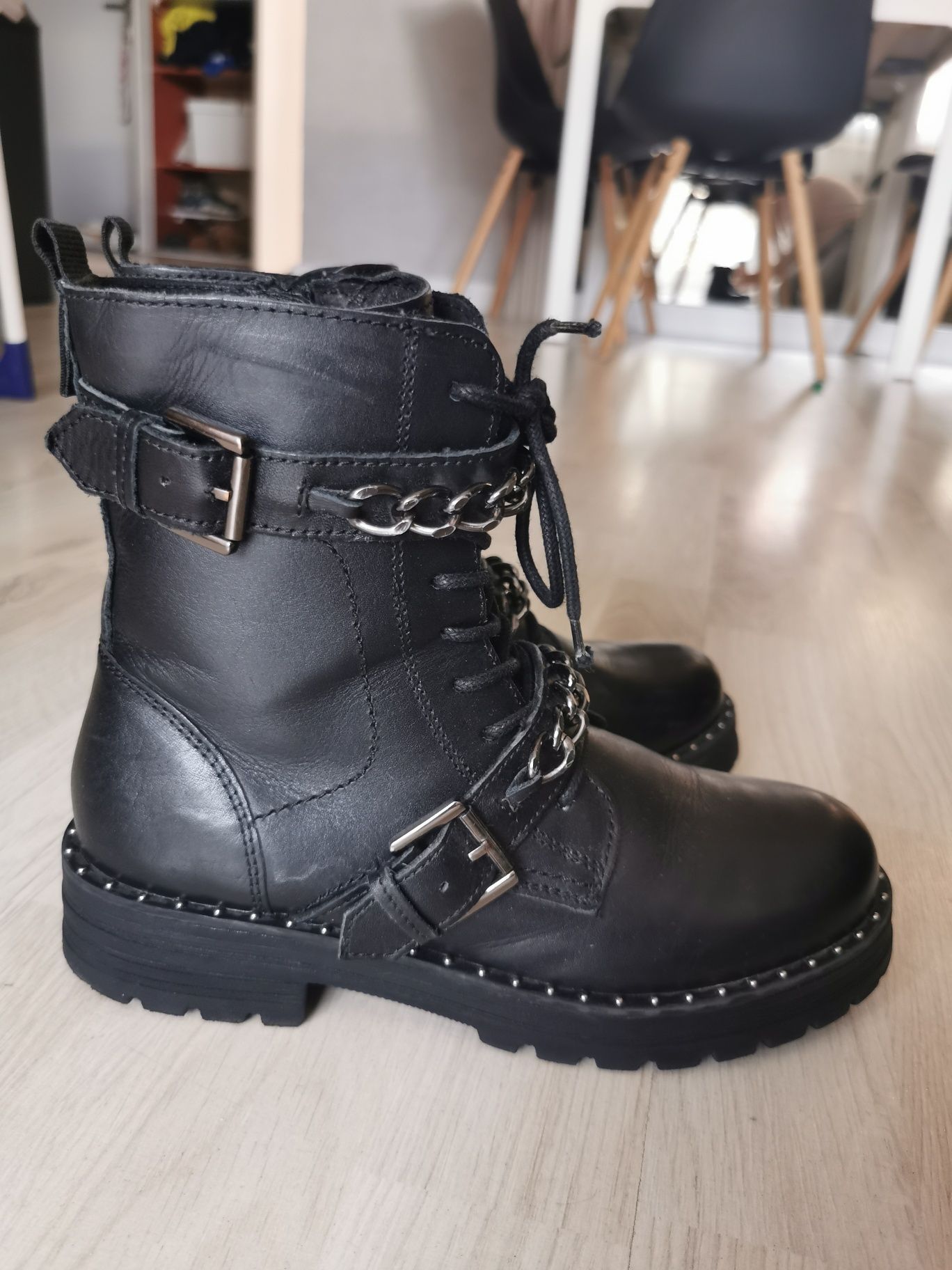 Trzewiki kozaki Lasocki Young r. 35 skóra gwarancja