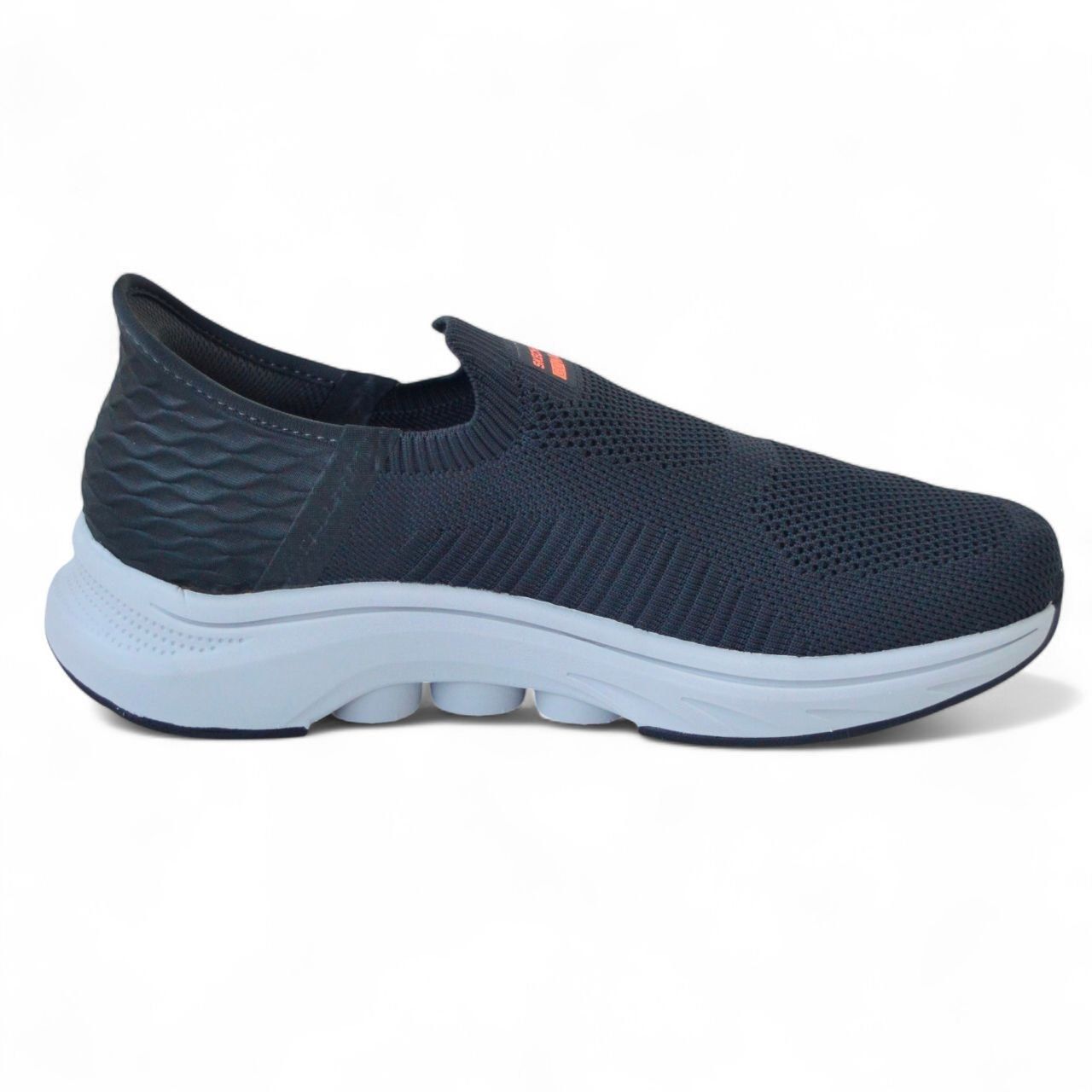Sketchers Go Walk Gray Orange мокасини чоловічі кросівки кроссовки кро