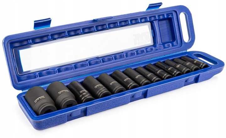 ZESTAW nasadek udarowych NASADKI UDAR 13EL 10-32MM PM-ZNU-13-0.5T