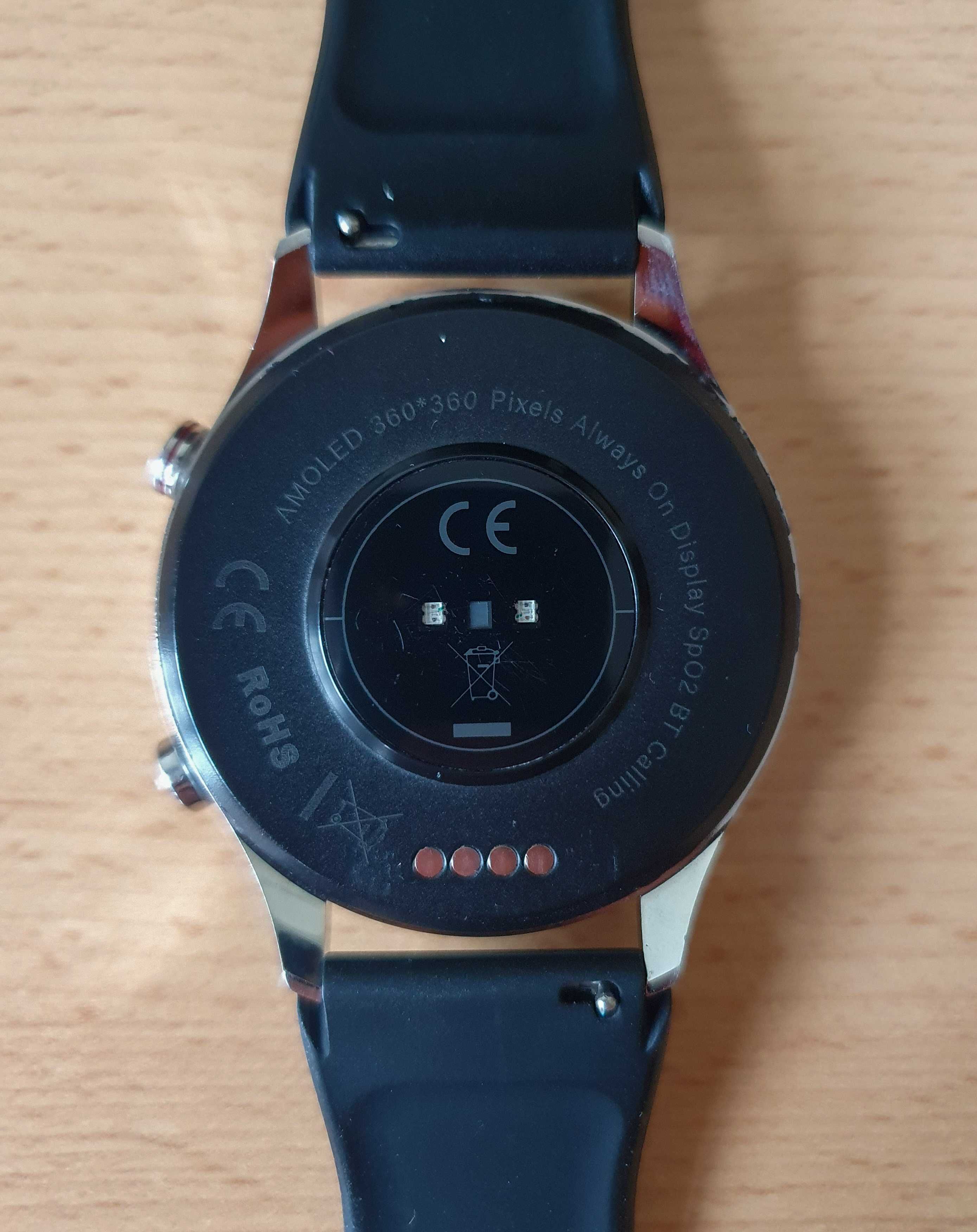 Smartwatch AMOLED SAYBERG LA23 męski czarny zegarek