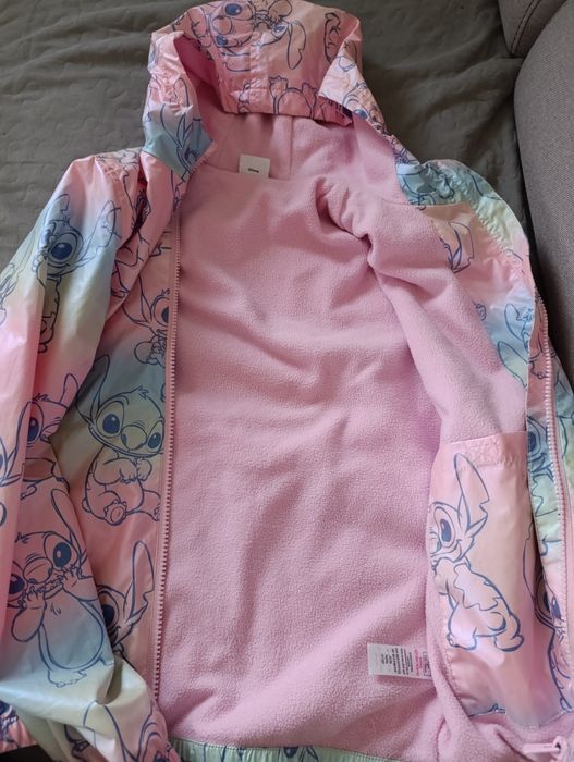 Kurtka dziecięca Stitch z polarkiem w środku 146 cm