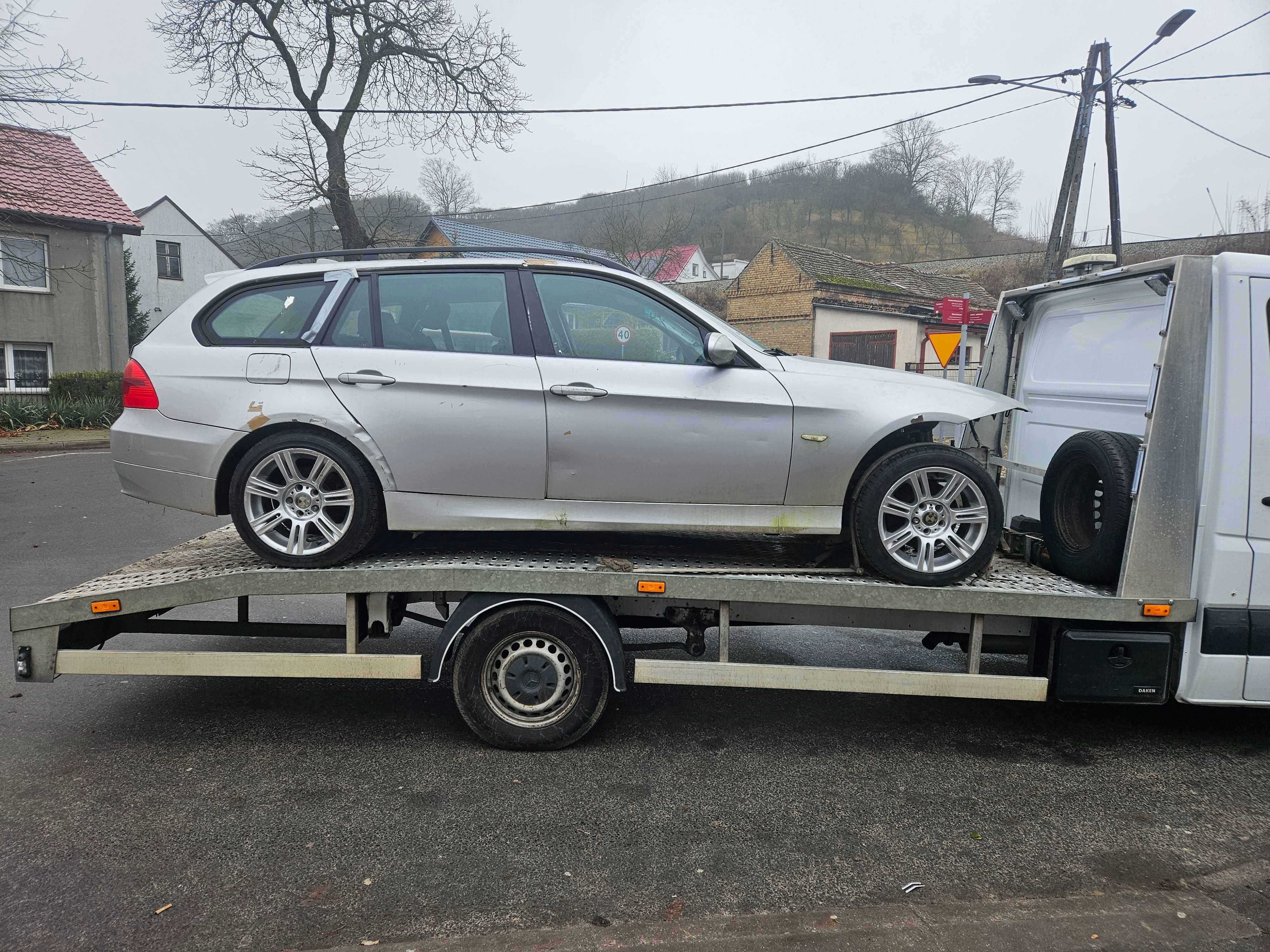 Bmw e91 n47d20 177km lolor titansilber  wszystkie czesci!