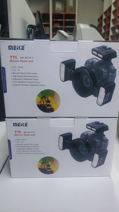 Meike MK-MT24 II Macro Twin Lite для Canon,Nikon,Sony.
