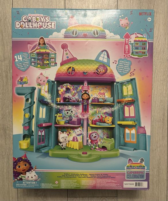 Koci domek Gabi tęczowy