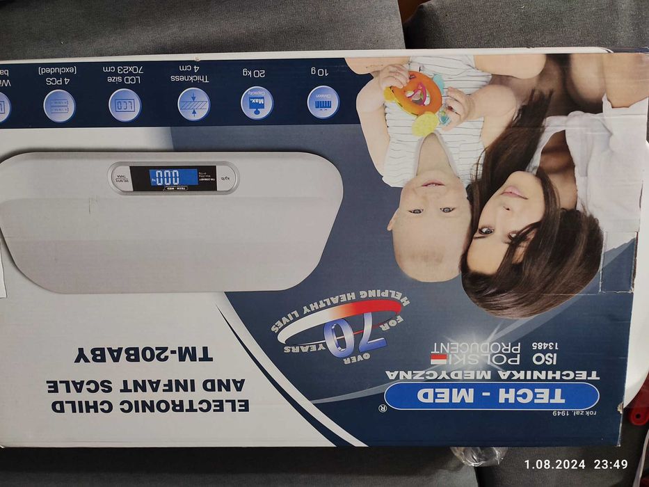 Waga elektroniczna dla niemowląt TECH-MED