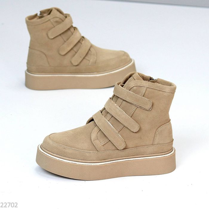 Акція Жіночі черевики зимові замшеві