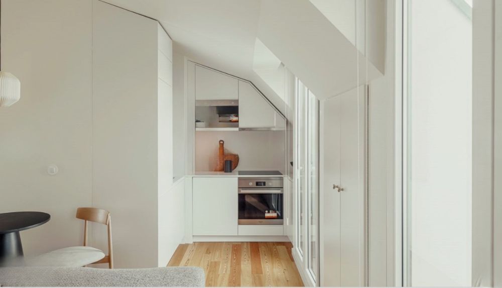 Apartamento NOVO T1 Campo Ourique - último andar 5 terraços