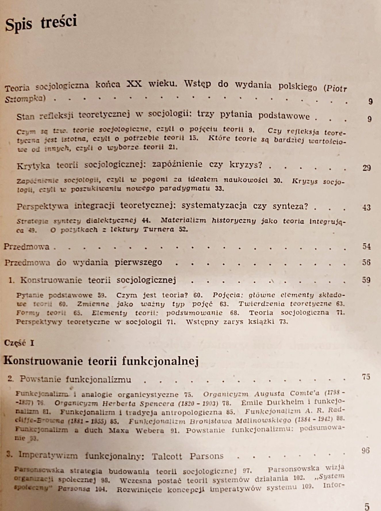 Struktura teorii socjologicznej Turner