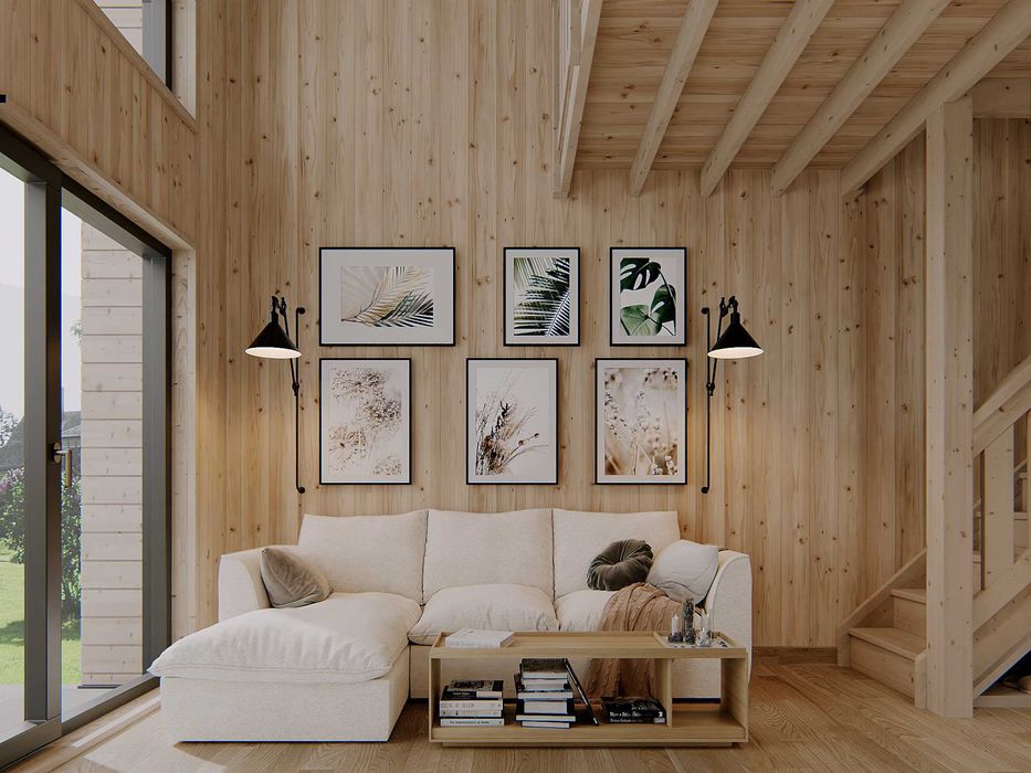 Drewniany domek szkieletowy z antresolą 25 m2- ROD, ośrodek, działka