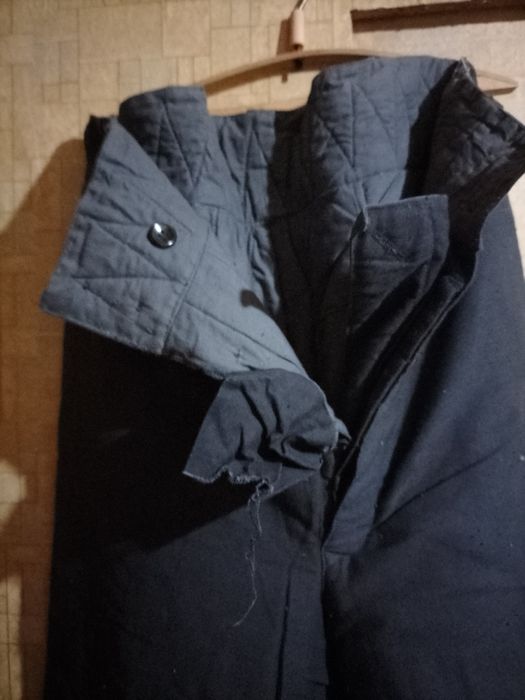 Новые ватные с брезентовым съёмным верхом.