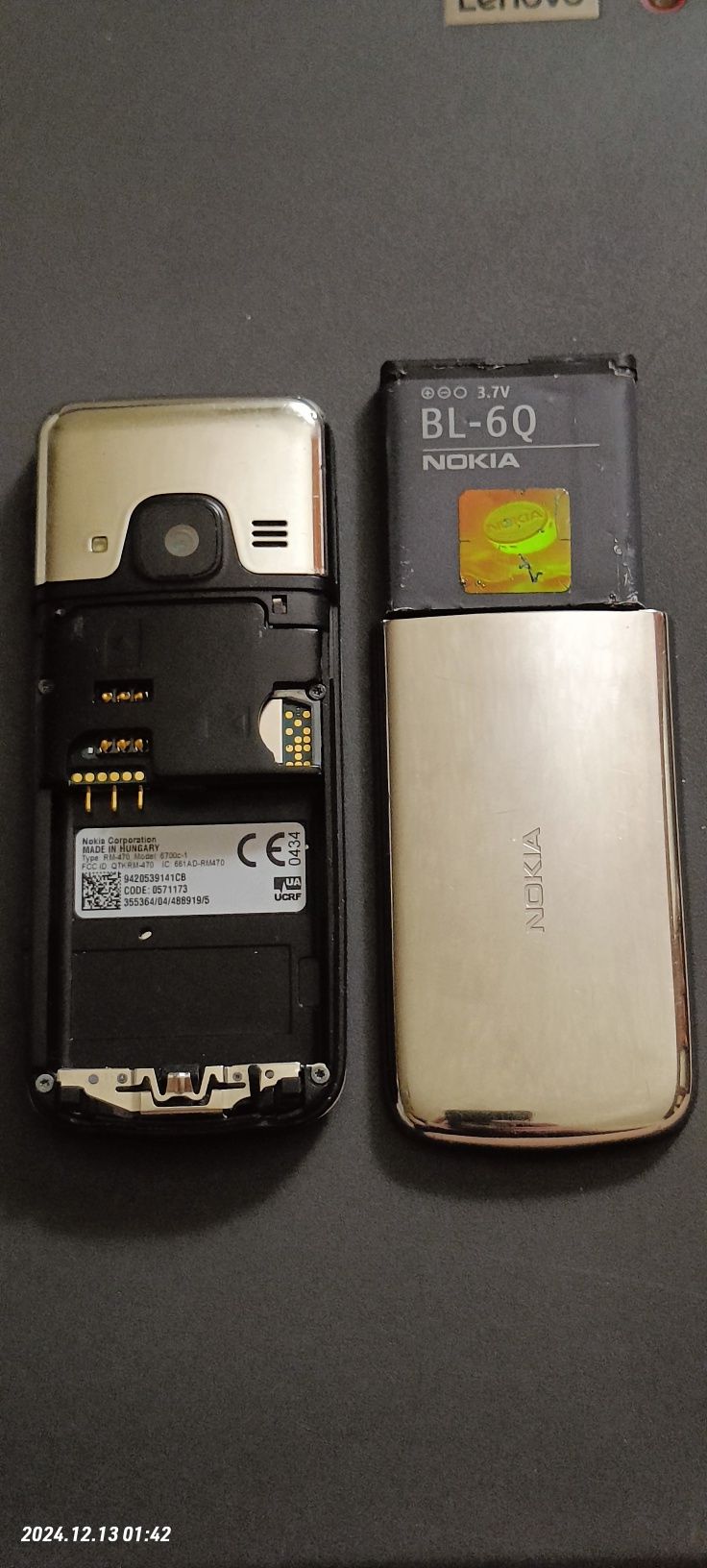 Nokia 6700 Silver (RM-470) Original. Made in Hungary.