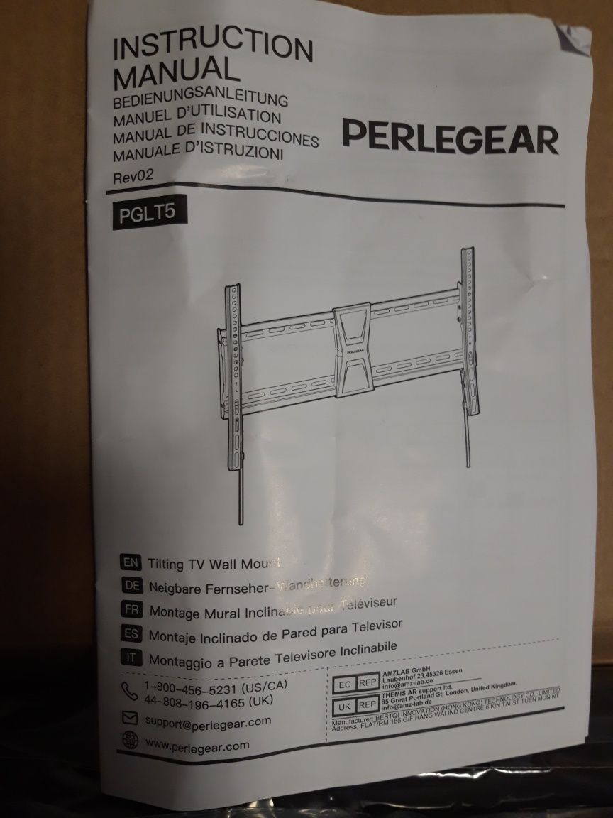 Uchwyt stojak do telewizora 37-82" Perlegear 60 kg