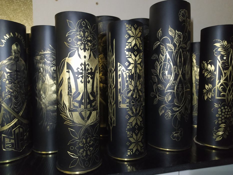 Гільза сувенір Ексклюзивна 105 латунь на подарунок аукціон чи колекції