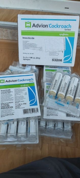 Гель от тараканов. Advion Cockroach Gel Syngenta. Оригинал