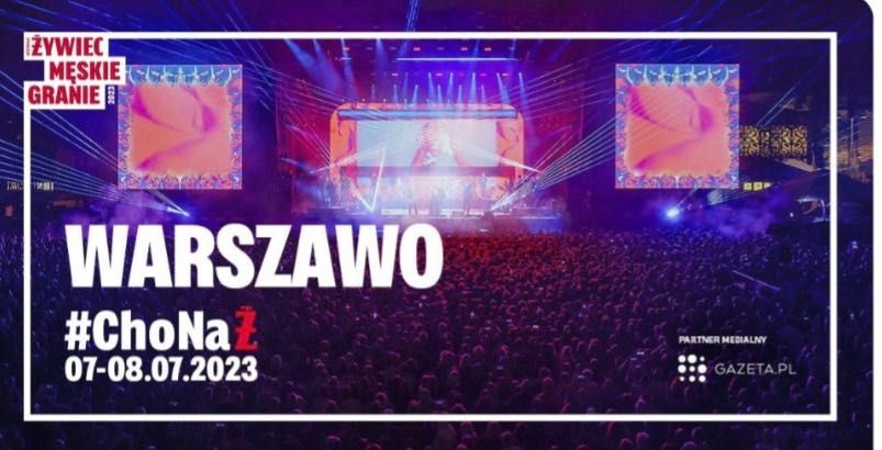 Męskie Granie Warszawa 2 bilety