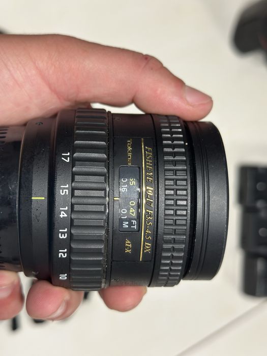 Lente Tokina AT‑X 10‑17 mm f/3.5‑4.5 DX Fisheye