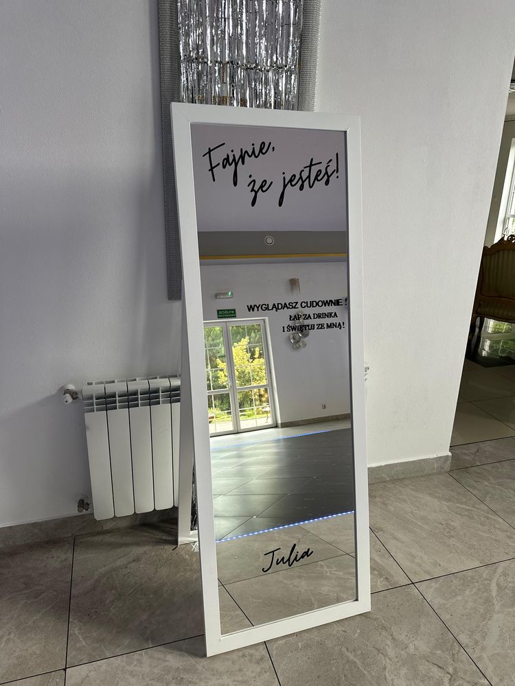 Cyfry led 18, 30, 40, Ciężki Dym, Ledony, Lustro personalizowane, Hel