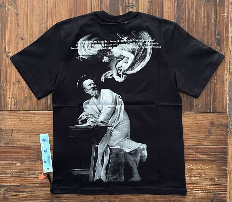 T Shirt Off de Homem Preta