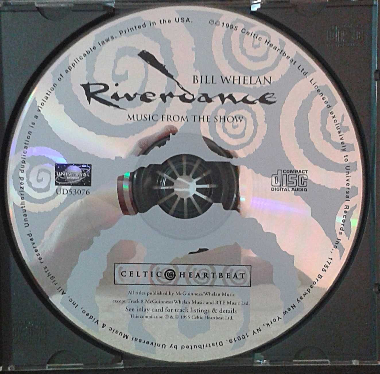 CD Riverdance. Bill Whelan. Irish Music From the Show.