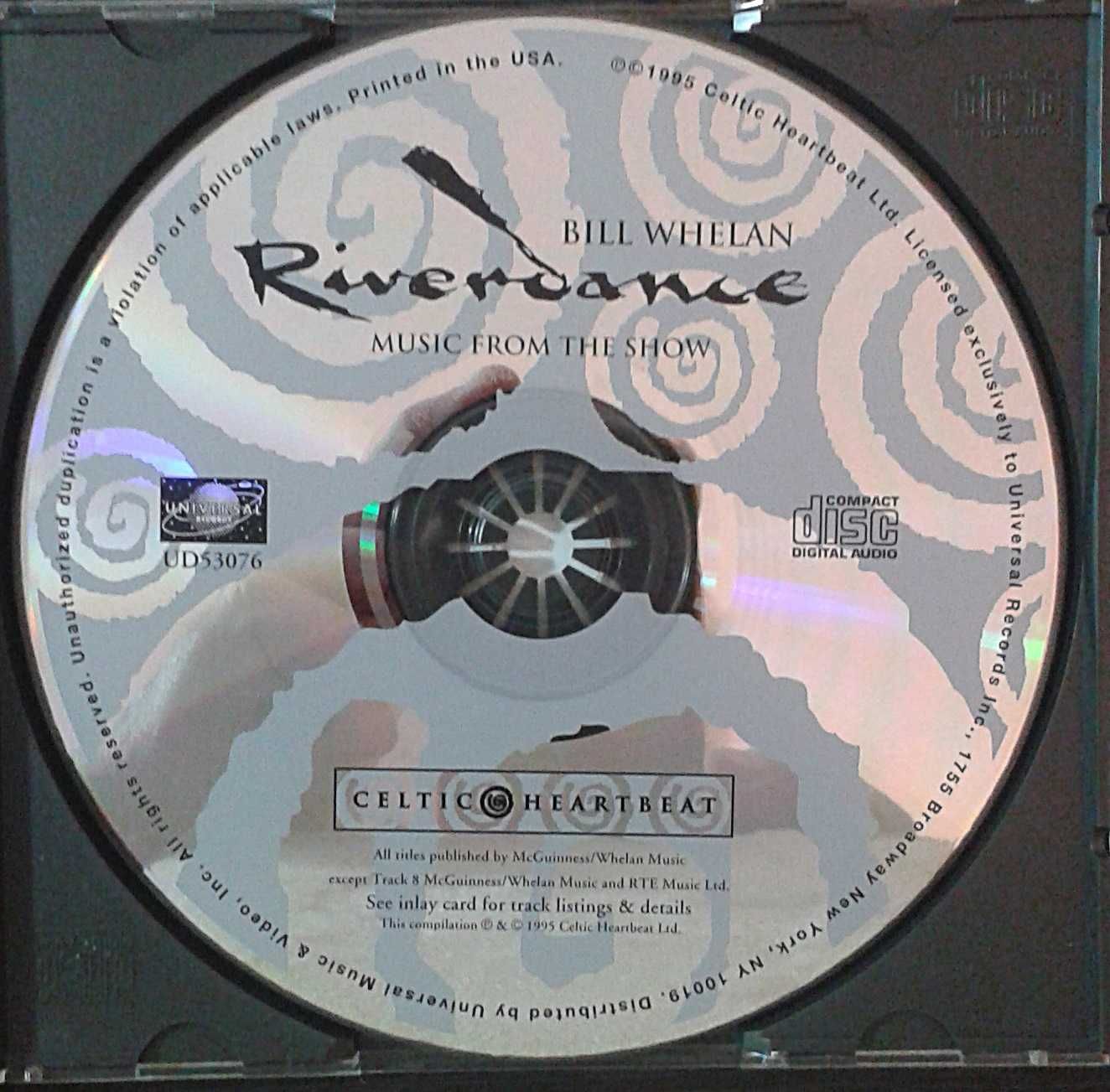 CD Riverdance. Bill Whelan. Irish Music From the Show. Incl portes