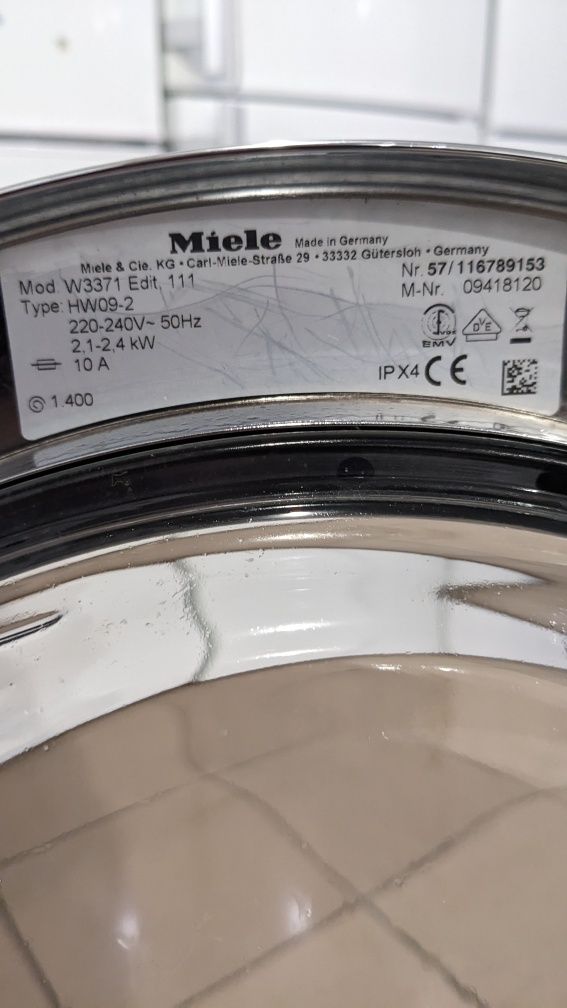 Пральна машина Miele. W3371