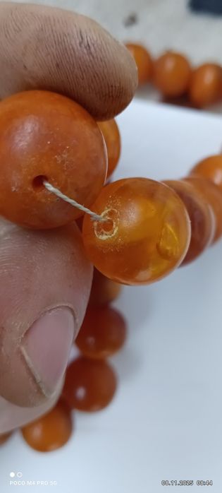 Бурштинове намисто винтаж