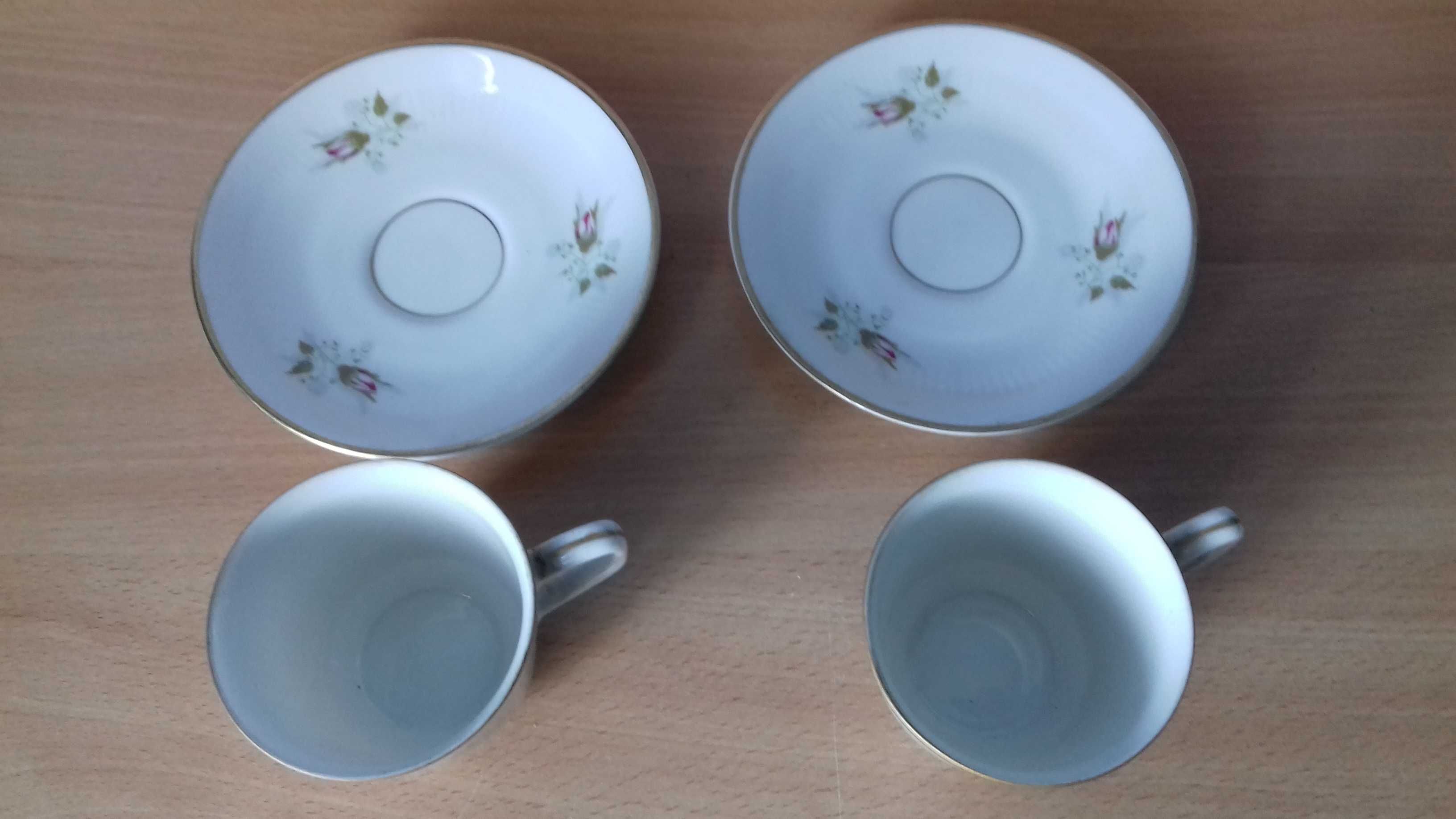 2 filiżanki -porcelana Wałbrzych, PRL