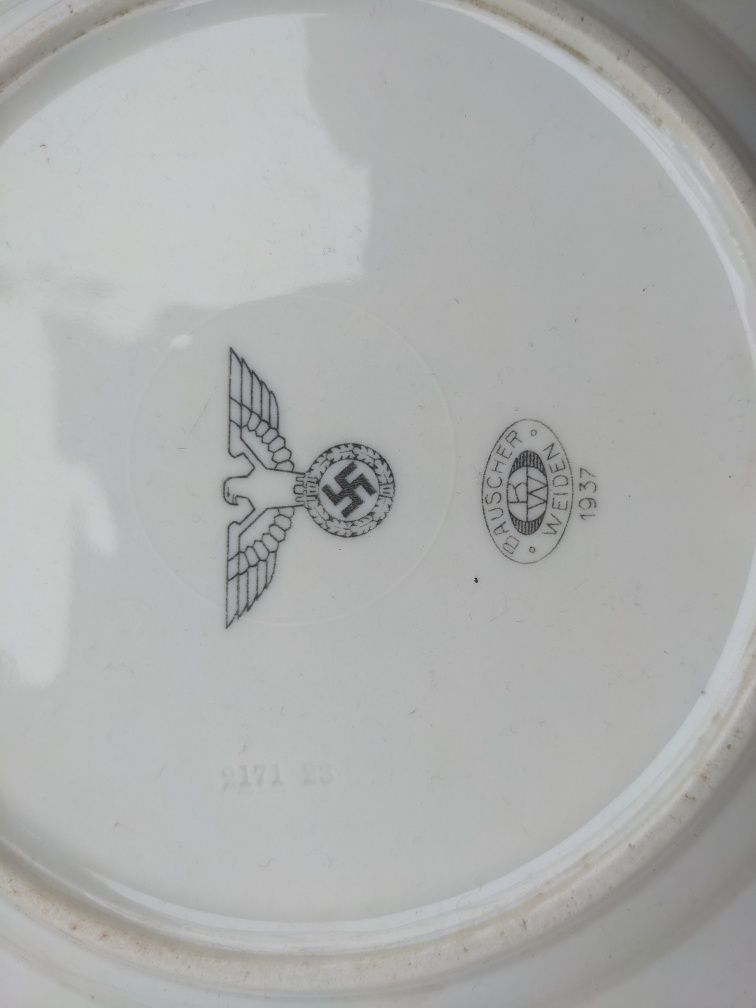 III rzesza talerz sygnowany