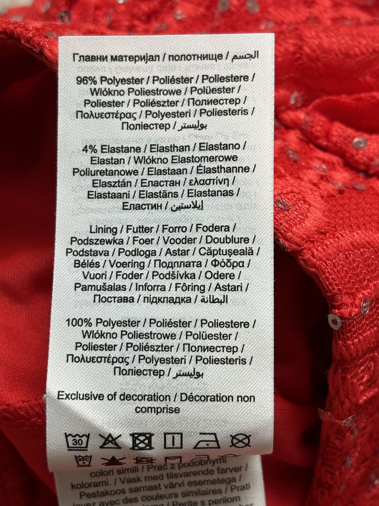 Spódniczka mini z cekinami Vila | Rozmiar M |