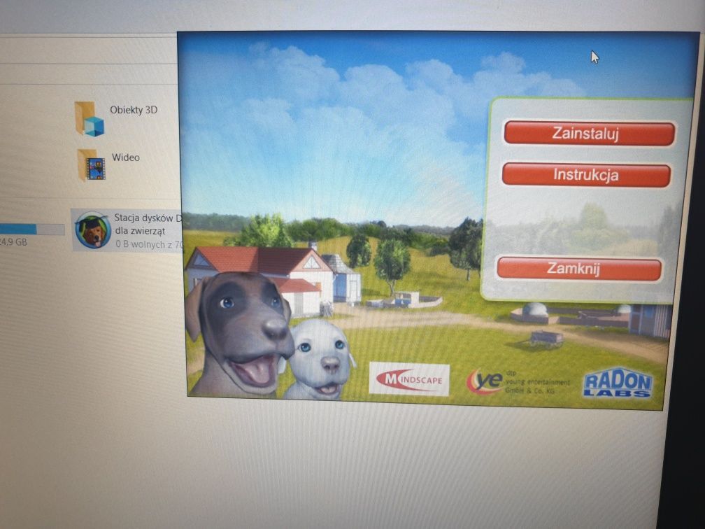 PC gra Szkółka dla zwierząt 1cd PL dla miłośników hobby horse