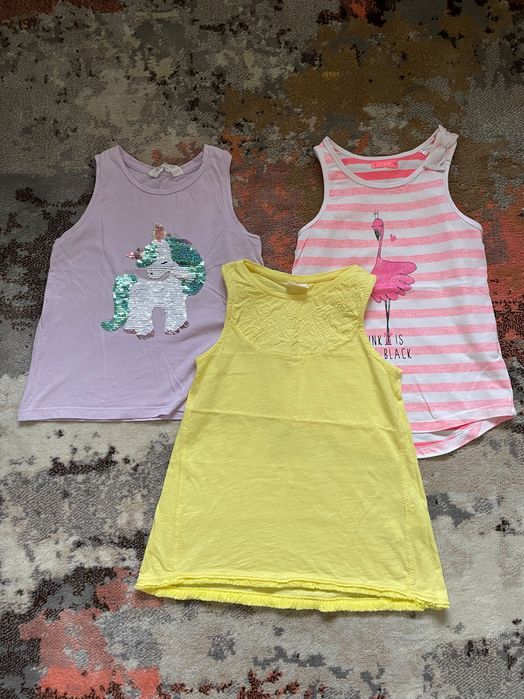 T-shirt, koszulki bez rękawków, Zara, H&M, Cool Club rozmiar 116