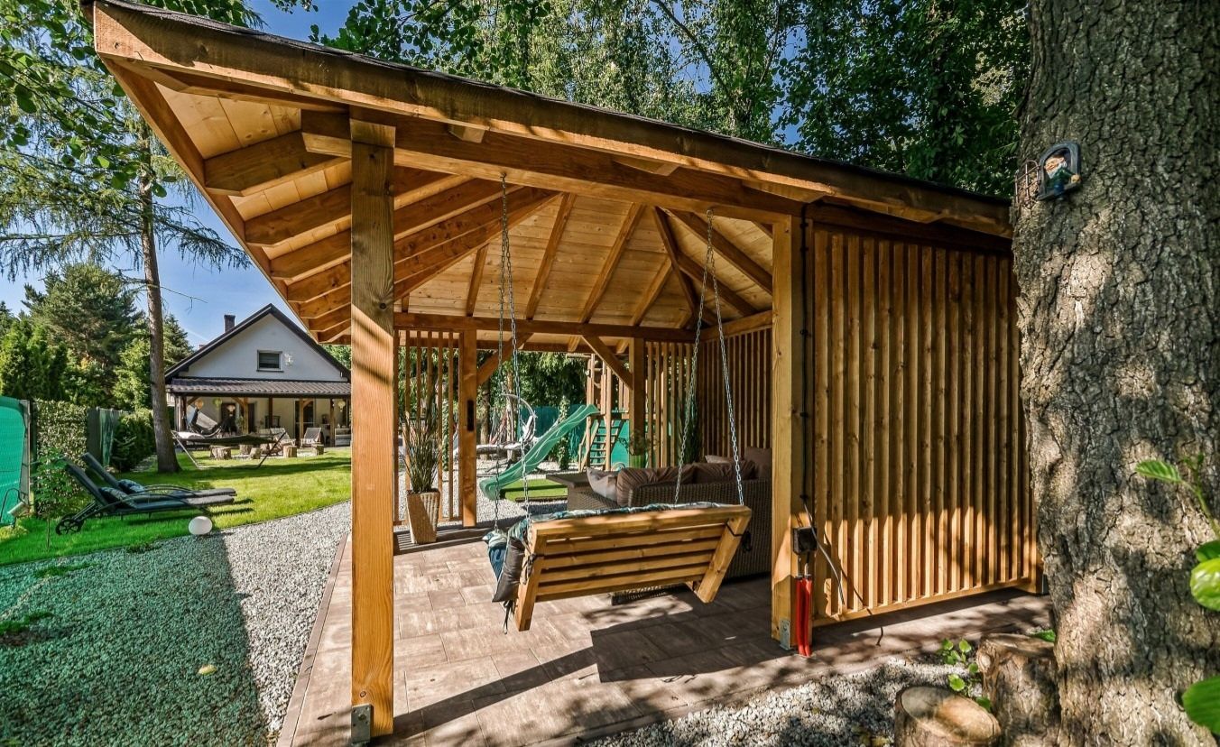domek letniskowy ZAGŁĘBOCZE jacuzzi blisko jeziora w pełni wyposażon