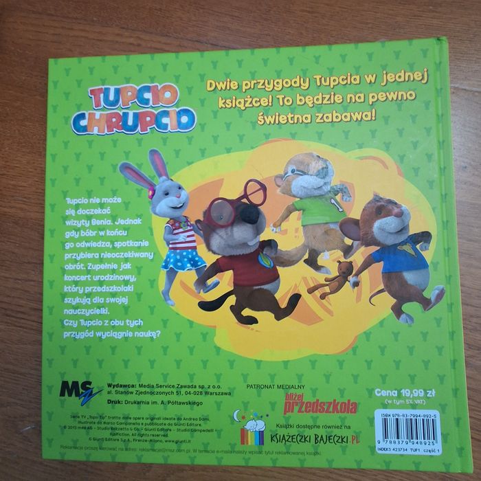 Tupcio Chrupcio, książka