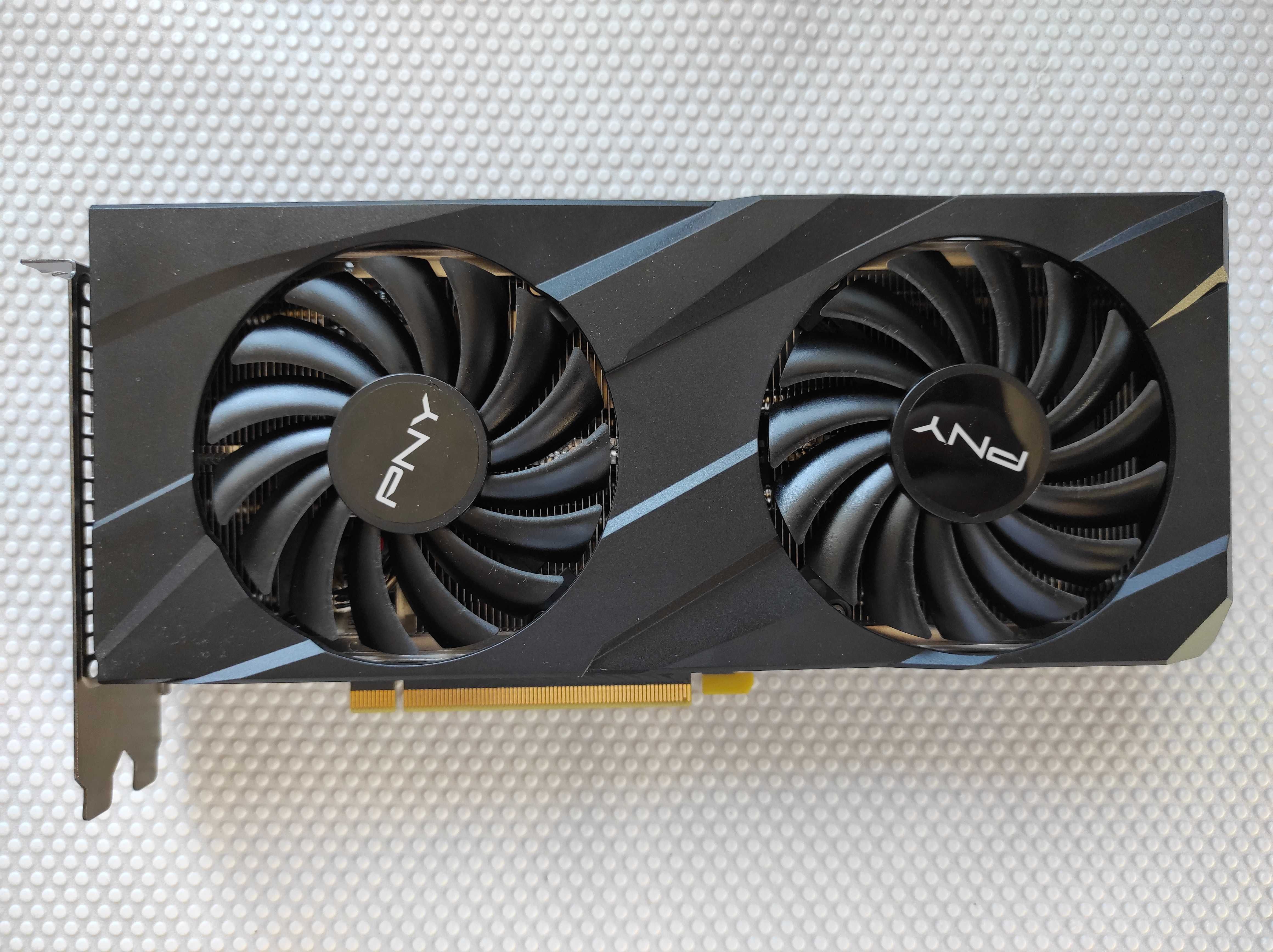 Ігрова відеокарта PNY GeForce RTX 3060 8GB Verto Dual Fan (Samsung)