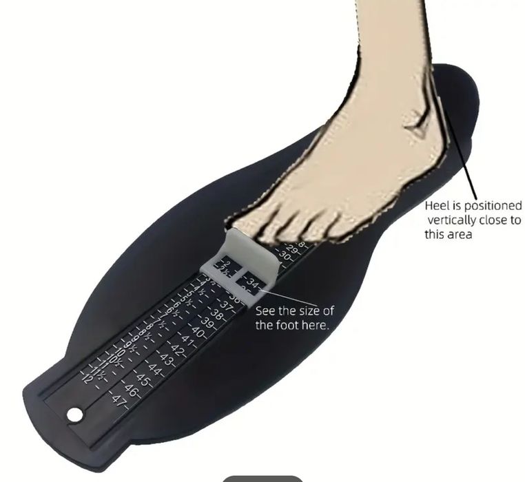 Лінійка для вимірювання розміру взуття