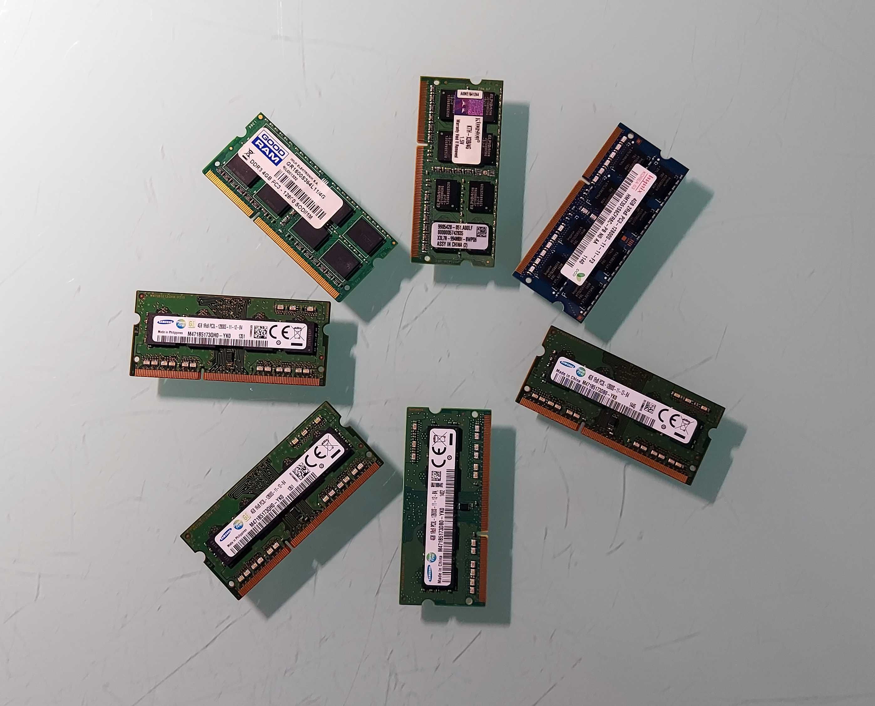 W zestawie 28GB (7x4GB) +DDR3/DDR3L+ pamięci do laptopów