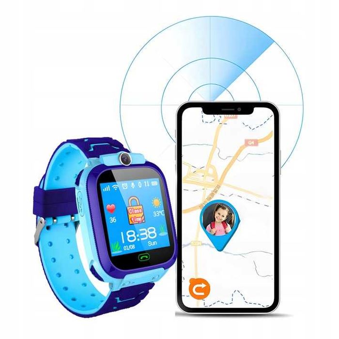 LOKALIZATOR dla dzieci Smartwatch Zegarek GPS SOS KAMERA TELEFON