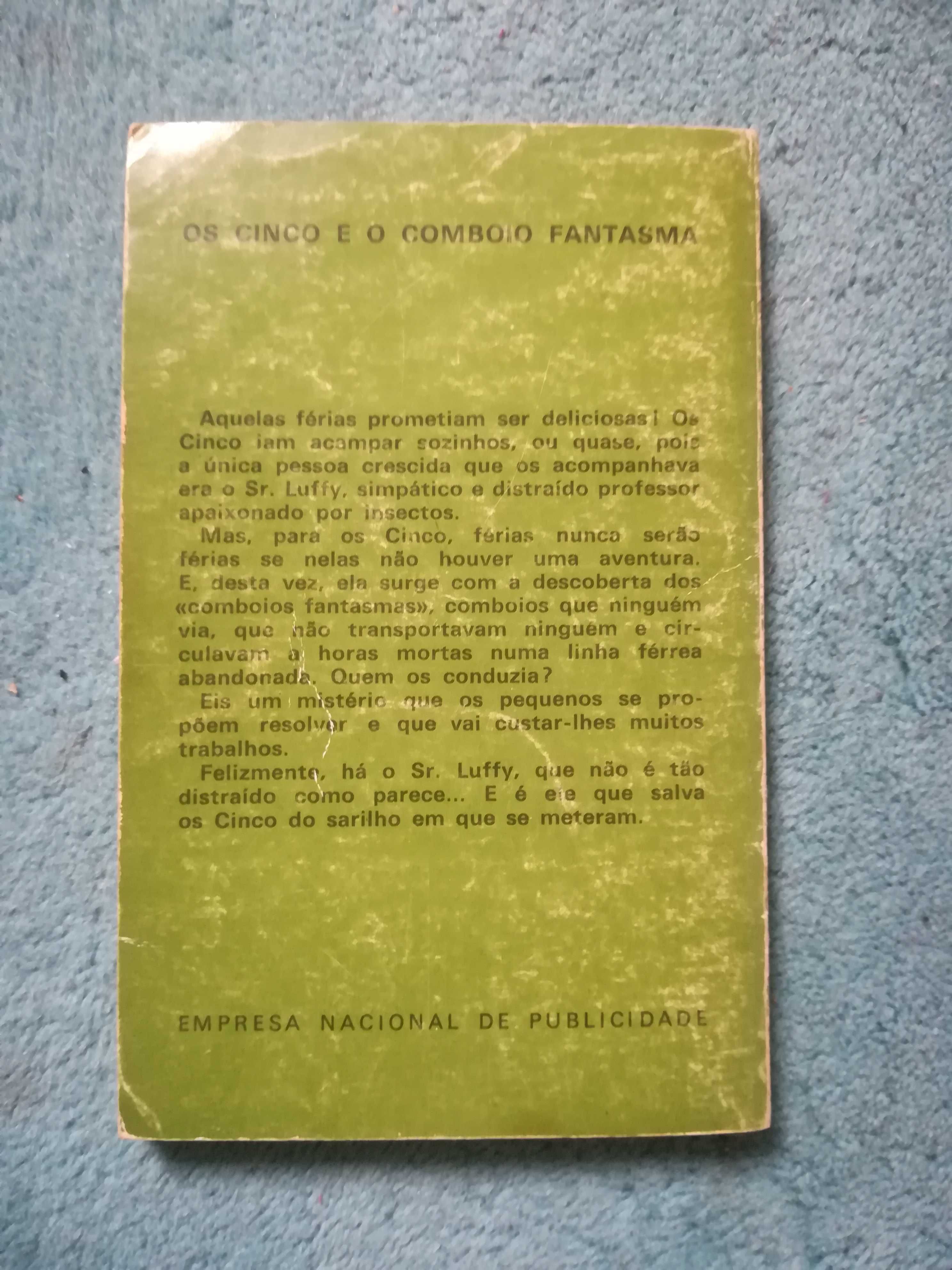 Livros antigos Enid Blyton - Os Cinco