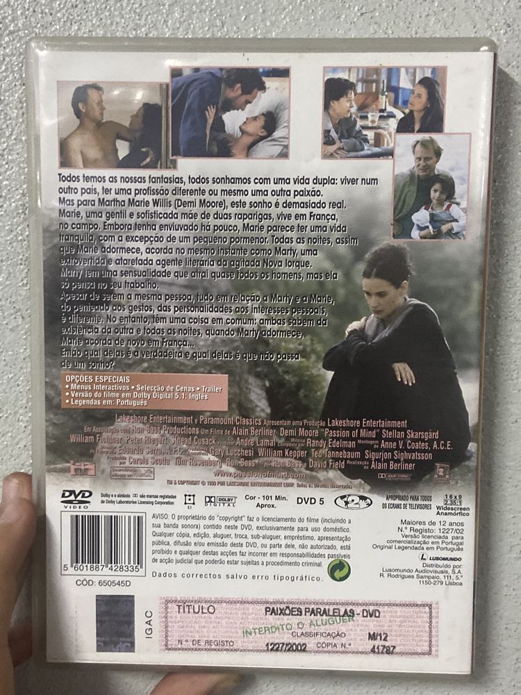 DVD paixões paralelas