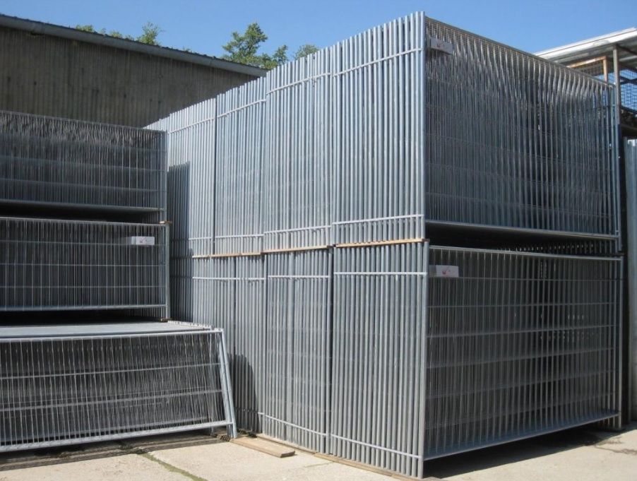 Ogrodzenie budowlane tymczasowe panel ażurowy 3,5 panelowe 35 metrów