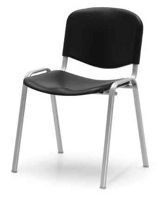 Cadeira fixa 4 pes multiusos costa e assento polipropileno empilhavel