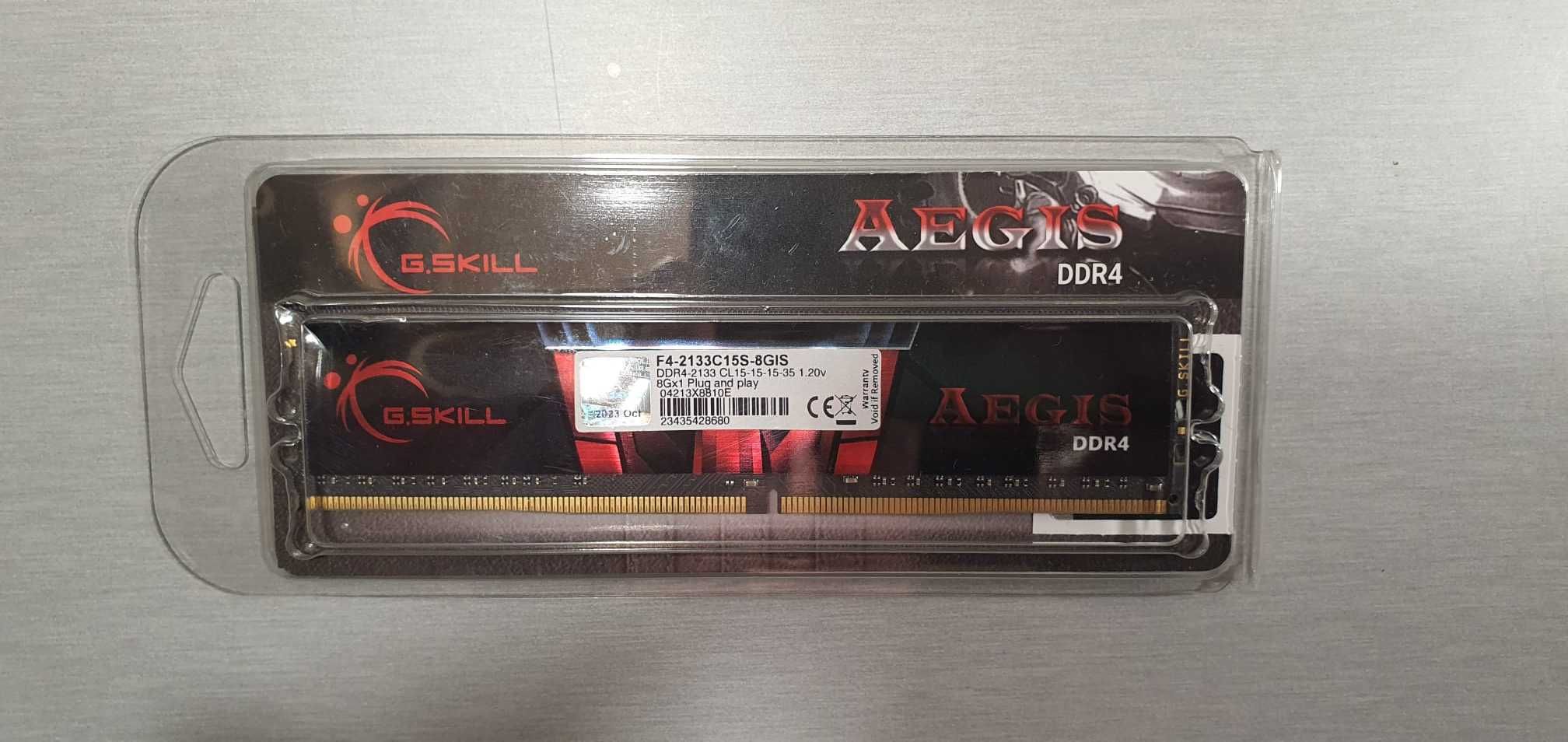 Memória RAM G.SKILL 8GB DDR4-2133MHz CL15 Preta