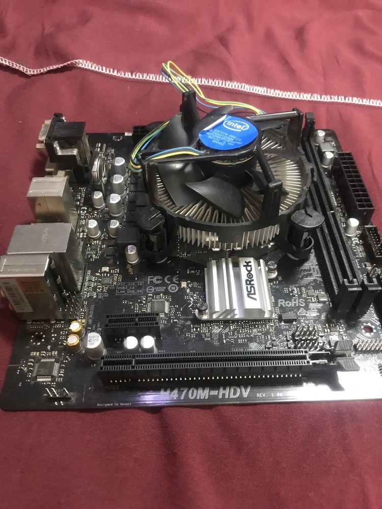 H470M-HDV ASRock + intel core i3-10100F