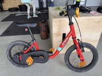 B'Twin 500 Rowerek Biegowy 2W1 Dziecięcy Btwin 500 Discover 14"