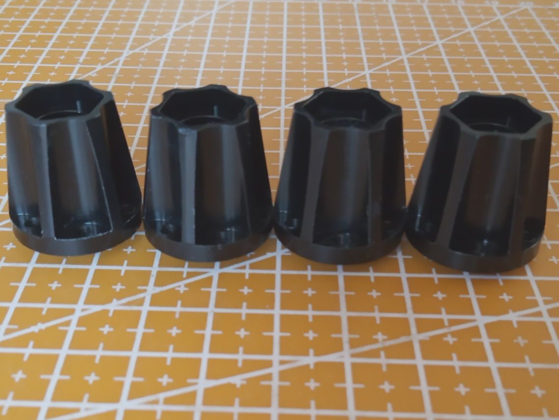 4 adaptery hex 12x22mm do aluminiowych felg beadlock 1.9" 2.2" TRX SCX
